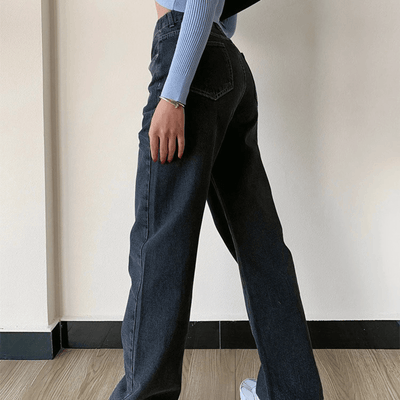 Düz Kesim Kot Pantolon