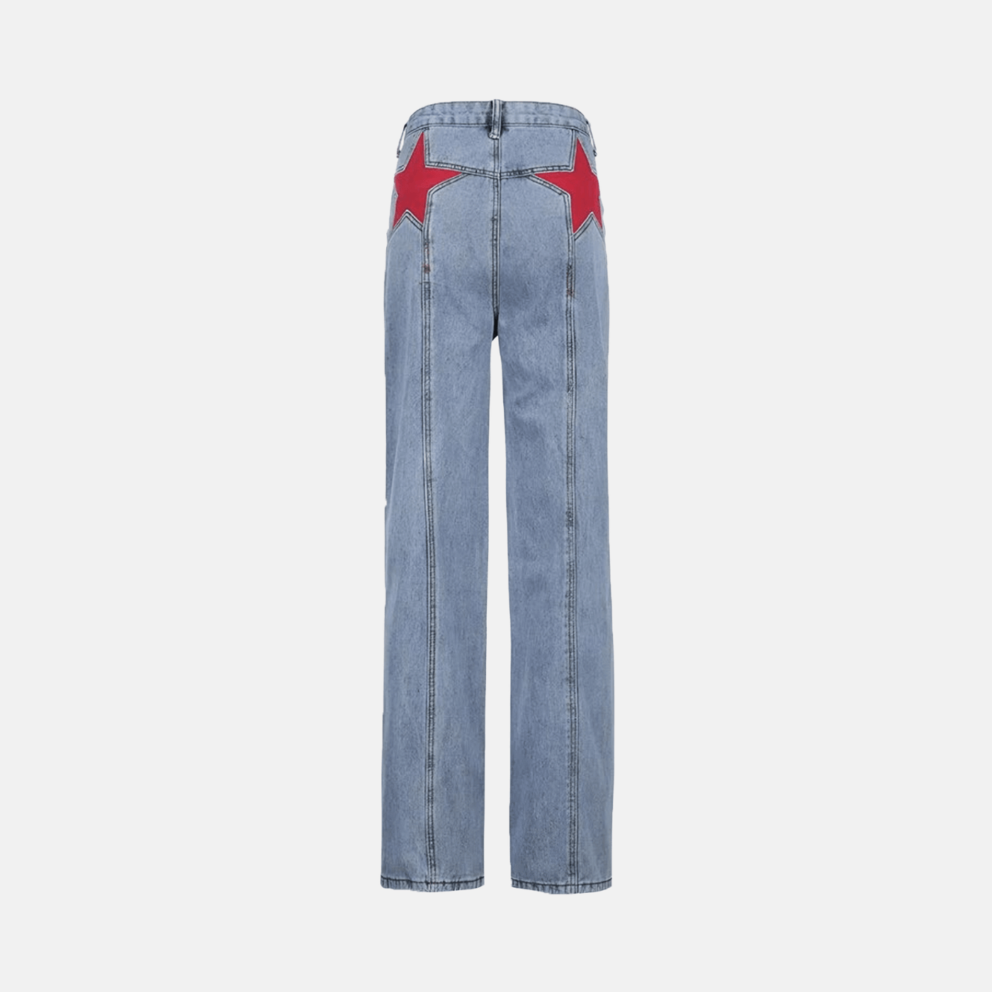 Kırmızı Yıldız Kot Pantolon